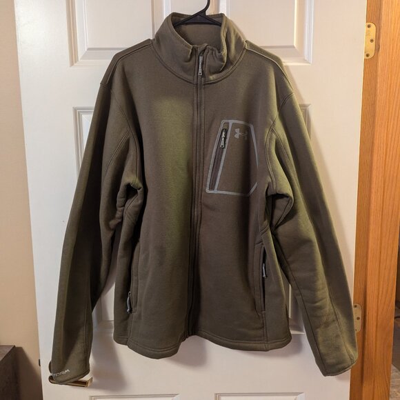Mens Under Armour Jacket Green - Picture 1 of 3